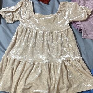Elegant Cream Kids Dress